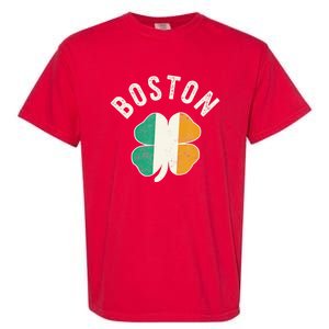 Boston Shamrock Irish St PatrickS Day Celtic Garment-Dyed Heavyweight T-Shirt