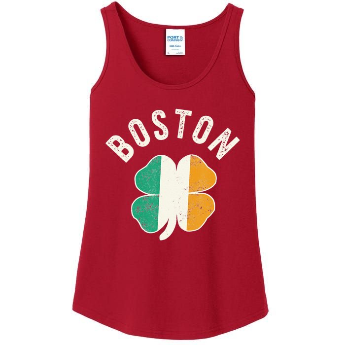 Boston Shamrock Irish St PatrickS Day Celtic Ladies Essential Tank