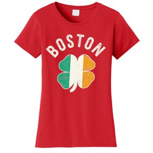 Boston Shamrock Irish St PatrickS Day Celtic Women's T-Shirt