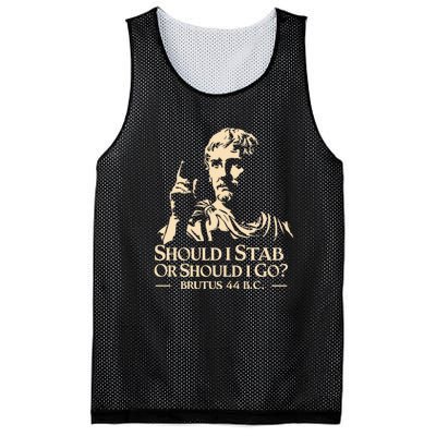 Brutus Stab Julius Caesar Quote Mesh Reversible Basketball Jersey Tank