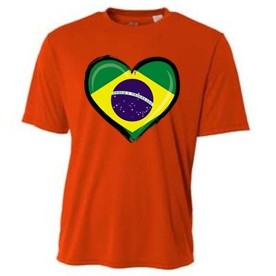 Brazil Soccer Jersey Brazilian Flag Funny Boy Gift Cooling Performance Crew T-Shirt