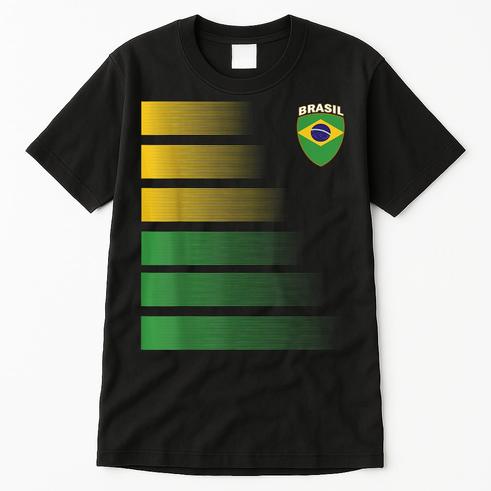 Brazil Soccer Jersey Football Brazil Soccer Tall T-Shirt