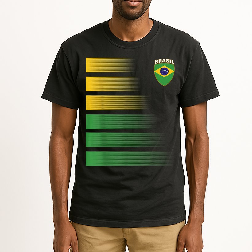 Brazil Soccer Jersey Football Brazil Soccer Tall T-Shirt