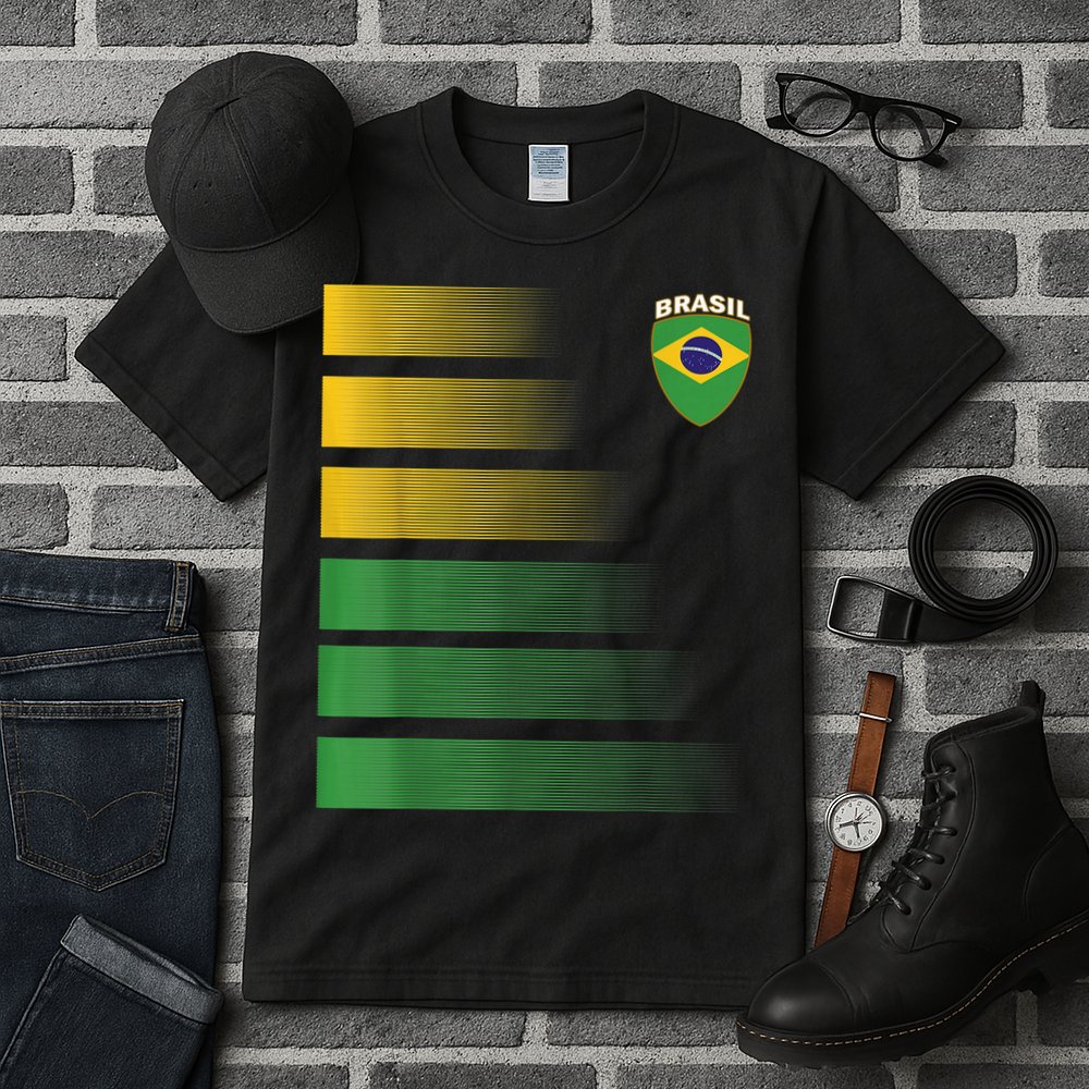 Brazil Soccer Jersey Football Brazil Soccer Tall T-Shirt
