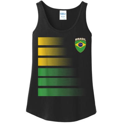 Brazil Soccer Jersey Football Brazil Soccer Ladies Essential Tank