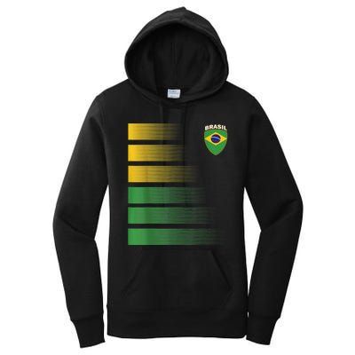 Brazil Soccer Jersey Football Brazil Soccer Women's Pullover Hoodie