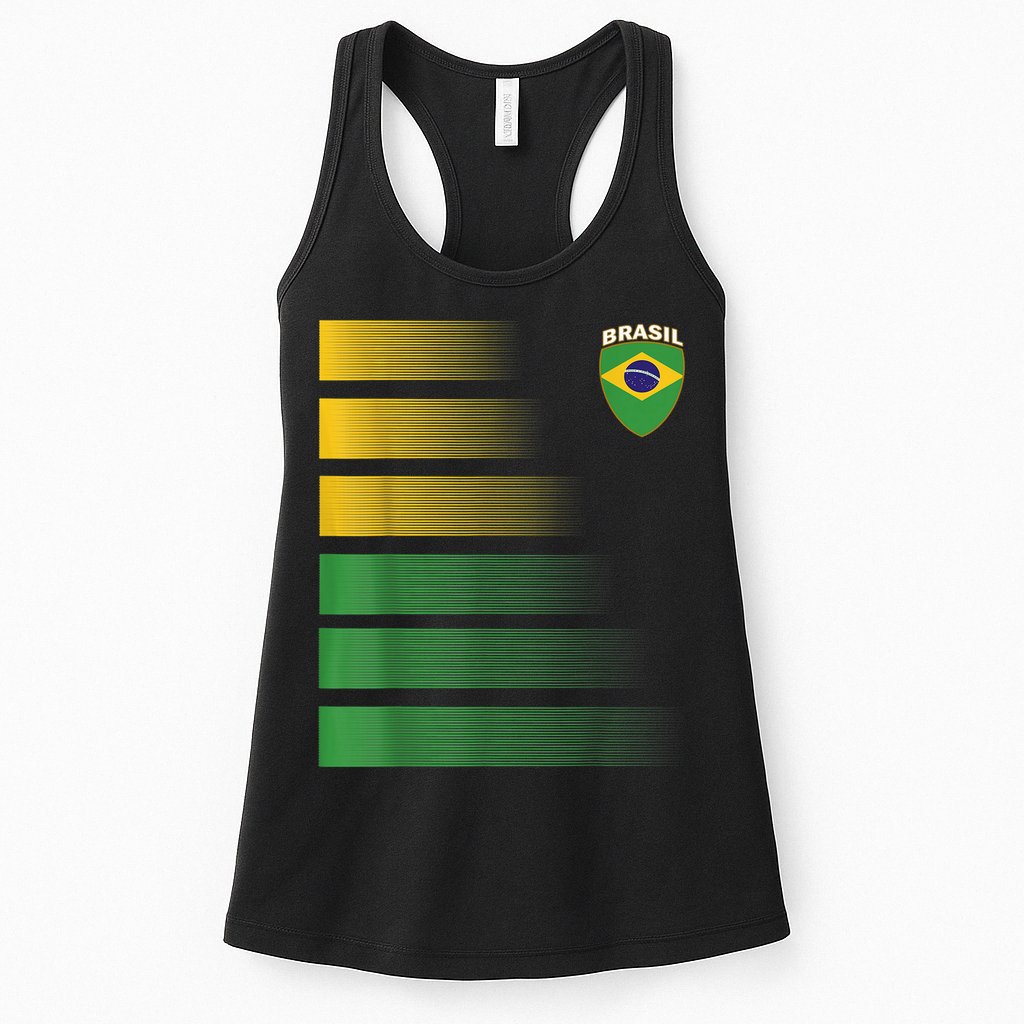 Brazil Soccer Jersey Football Brazil Soccer Womens Tank Top