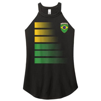 Brazil Soccer Jersey Football Brazil Soccer Women’s Perfect Tri Rocker Tank