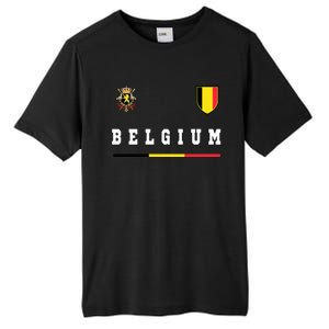 Belgium Sportssoccer Jersey Flag Tall Fusion ChromaSoft Performance T-Shirt