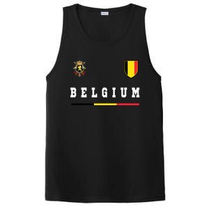 Belgium Sportssoccer Jersey Flag PosiCharge Competitor Tank