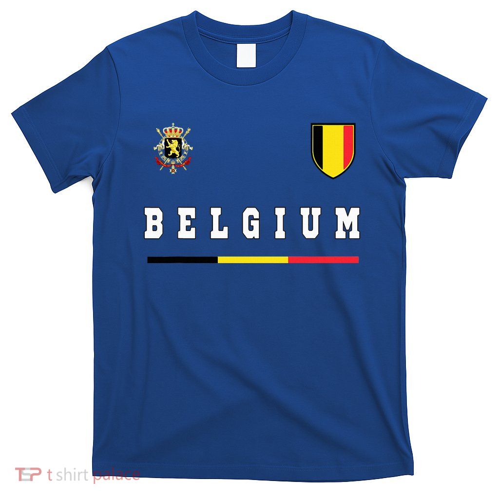 Belgium Sportssoccer Jersey Flag T-Shirt