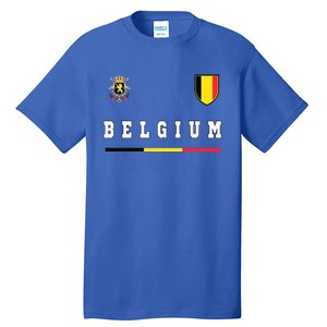 Belgium Sportssoccer Jersey Flag Tall T-Shirt