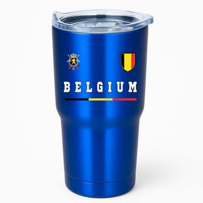 Belgium Sportssoccer Jersey Flag Tumbler
