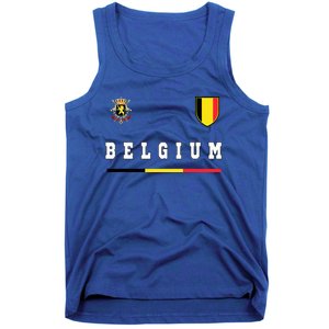 Belgium Sportssoccer Jersey Flag Tank Top