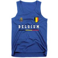 Belgium Sportssoccer Jersey Flag Tank Top