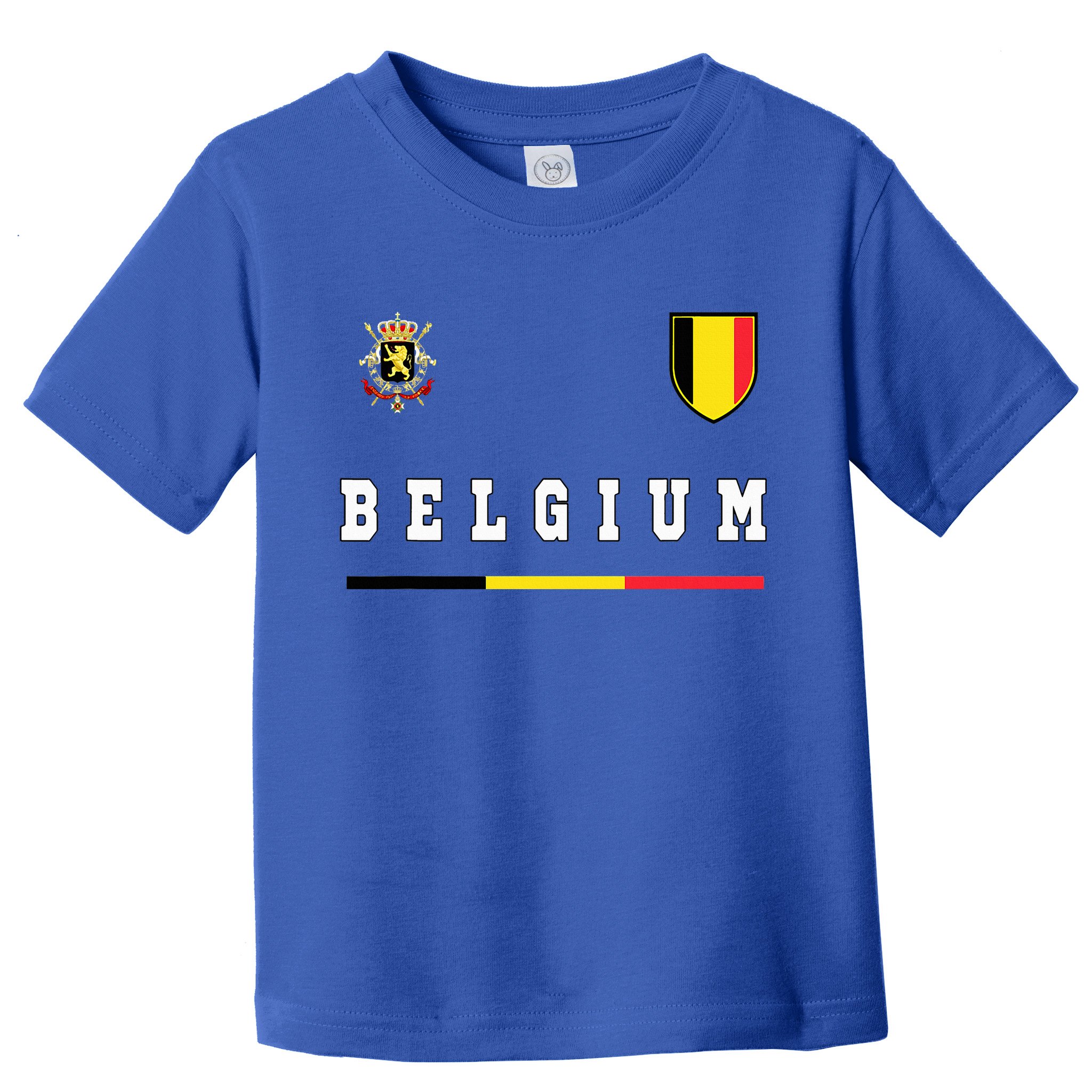 Belgium Sportssoccer Jersey Flag Toddler T-Shirt