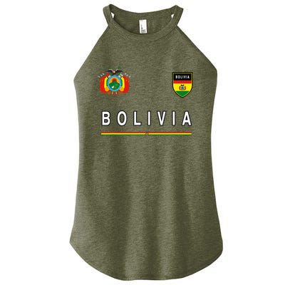 Bolivia Sportsoccer Jersey Flag Football Women’s Perfect Tri Rocker Tank