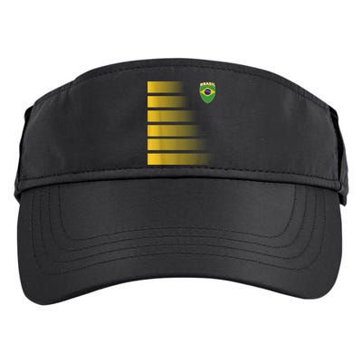Brazilian Soccer Jersey Brazil Football Flag Adult Drive Performance Visor