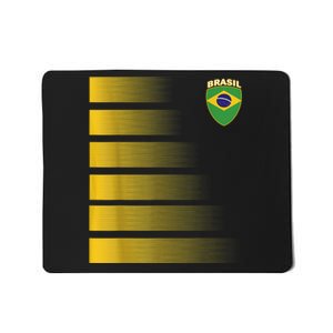 Brazilian Soccer Jersey Brazil Football Flag Mousepad