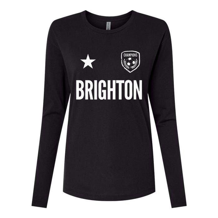 Brighton Soccer Jersey Womens Cotton Relaxed Long Sleeve T-Shirt