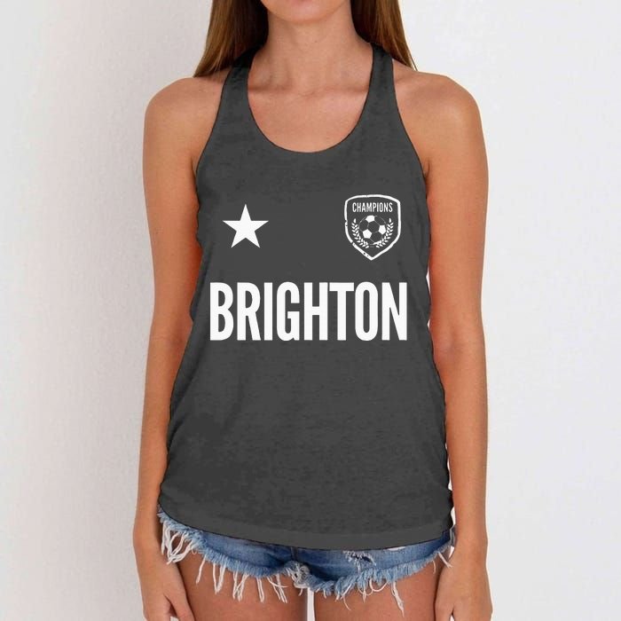 Brighton Soccer Jersey Women's Knotted Racerback Tank