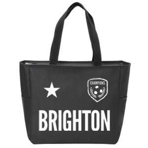 Brighton Soccer Jersey Zip Tote Bag