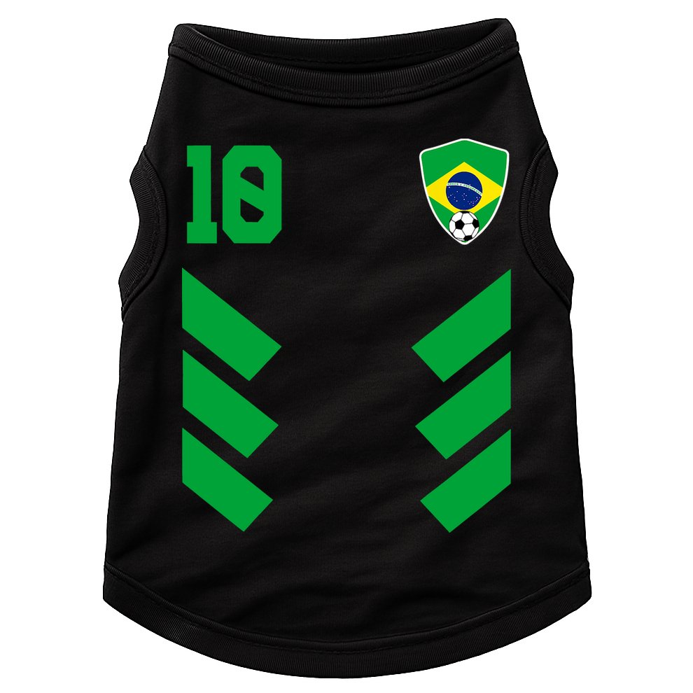 Brazil Soccer Jersey Brazilian Football Shirt Flag Doggie Tank