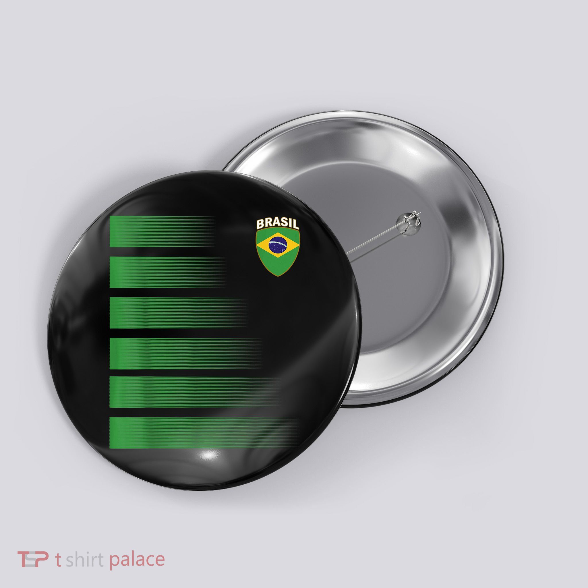 Brazilian Soccer Jersey Brazil Football Brazil Flag Button