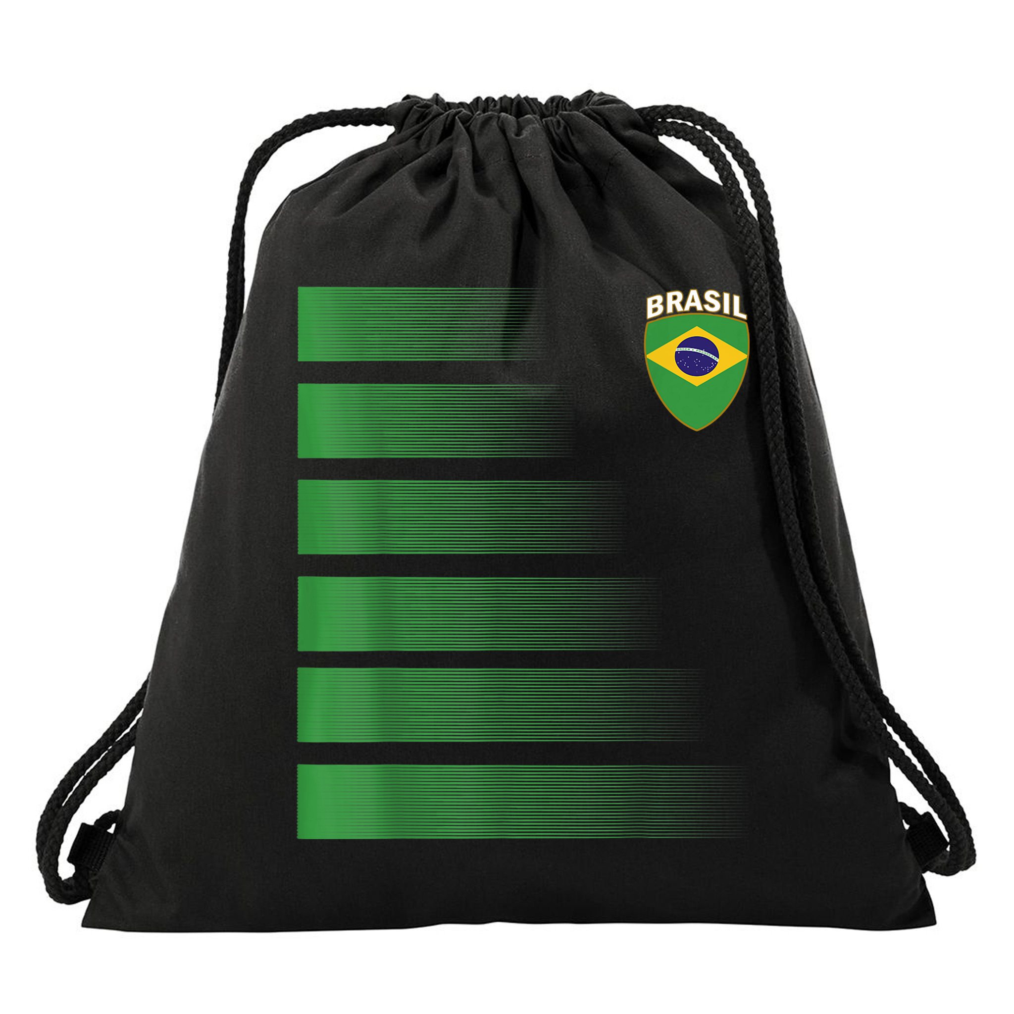 Brazilian Soccer Jersey Brazil Football Brazil Flag Drawstring Bag