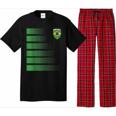 Brazilian Soccer Jersey Brazil Football Brazil Flag Pajama Set