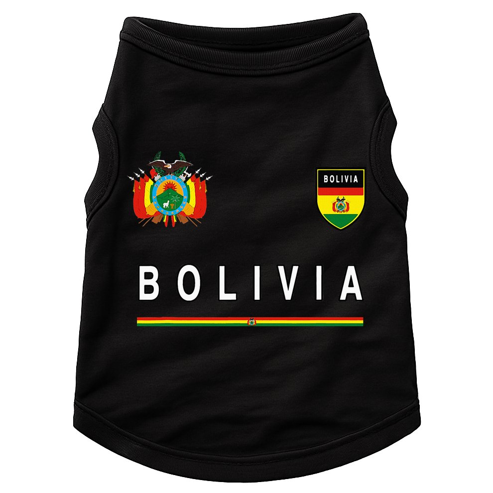Bolivia Sportsoccer Jersey Flag Football Doggie Tank