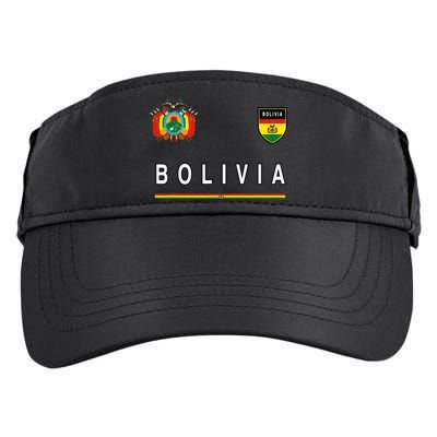Bolivia Sportsoccer Jersey Flag Football Adult Drive Performance Visor