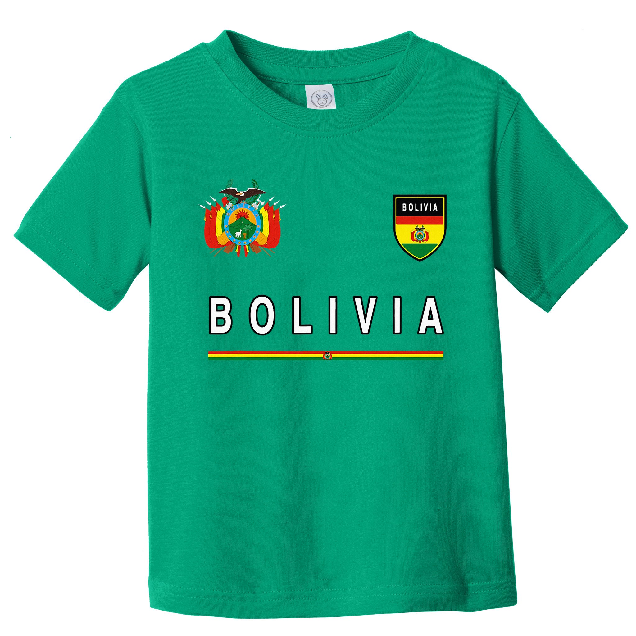 Bolivia Sportsoccer Jersey Flag Football Toddler T-Shirt