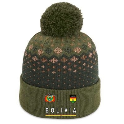 Bolivia Sportsoccer Jersey Flag Football The Baniff Cuffed Pom Beanie