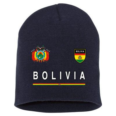 Bolivia Sportsoccer Jersey Flag Football Short Acrylic Beanie