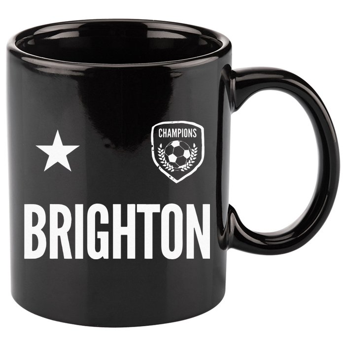 Brighton Soccer Jersey 11oz C Handle Ceramic Mug