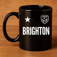 Brighton Soccer Jersey 11oz C Handle Ceramic Mug
