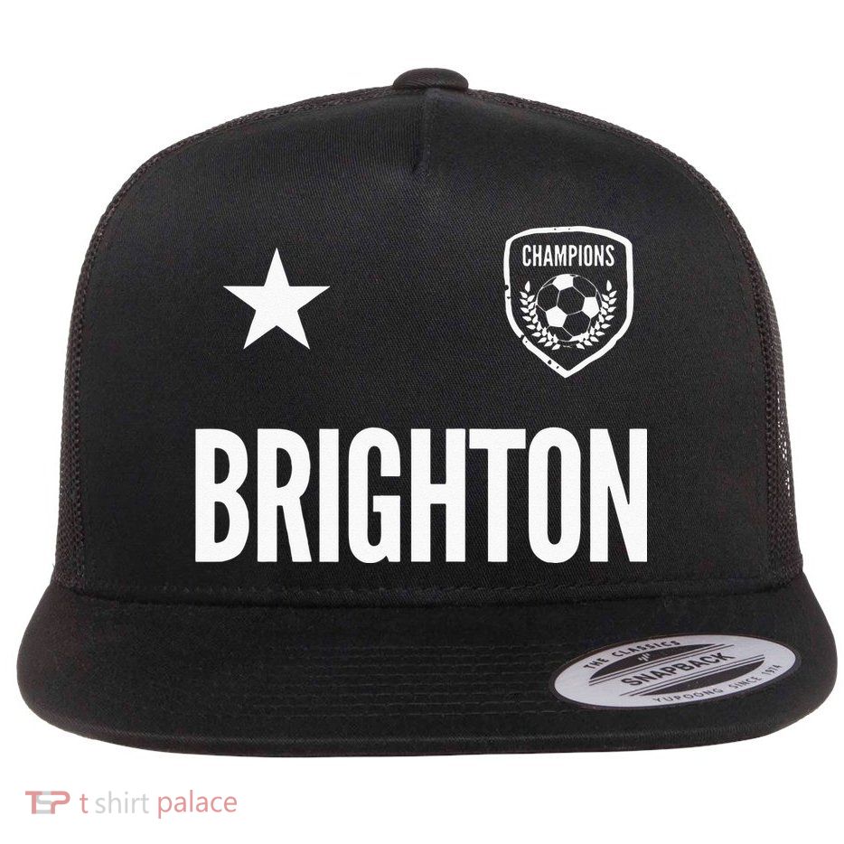 Brighton Soccer Jersey Flat Bill Trucker Hat