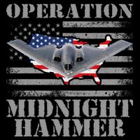 B-2 Stealth Jet Operation Midnight Hammer Wool Snapback Cap