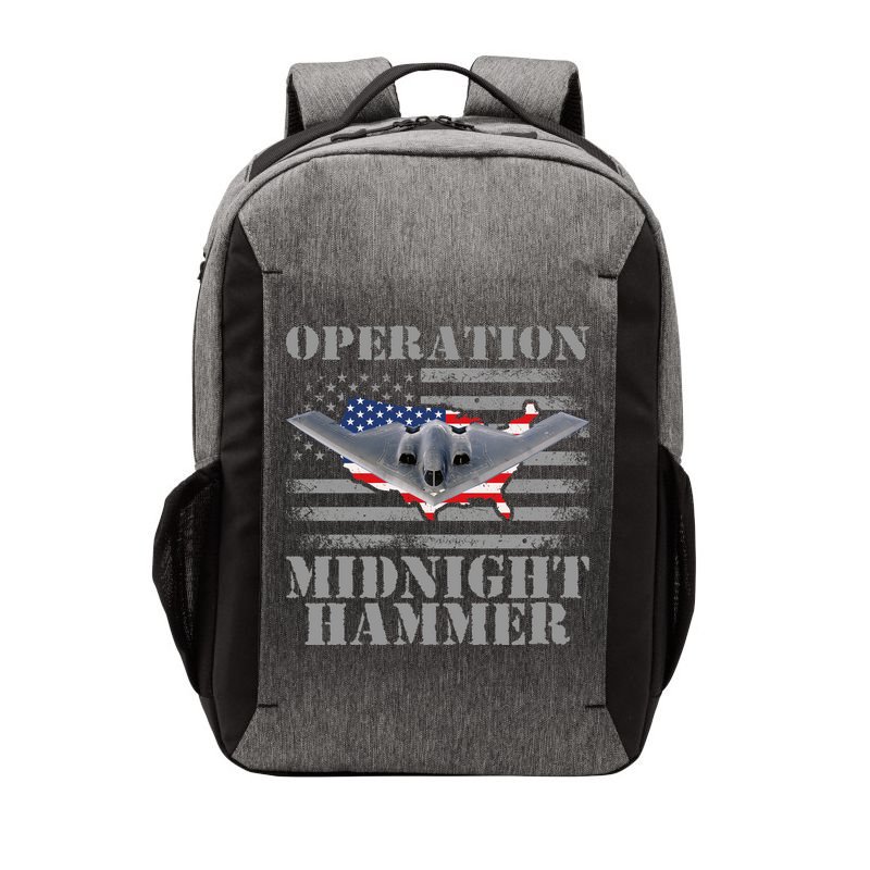 B-2 Stealth Jet Operation Midnight Hammer Vector Backpack