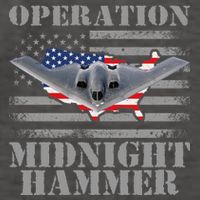 B-2 Stealth Jet Operation Midnight Hammer Vector Backpack