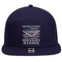 B-2 Stealth Jet Operation Midnight Hammer 7 Panel Mesh Trucker Snapback Hat