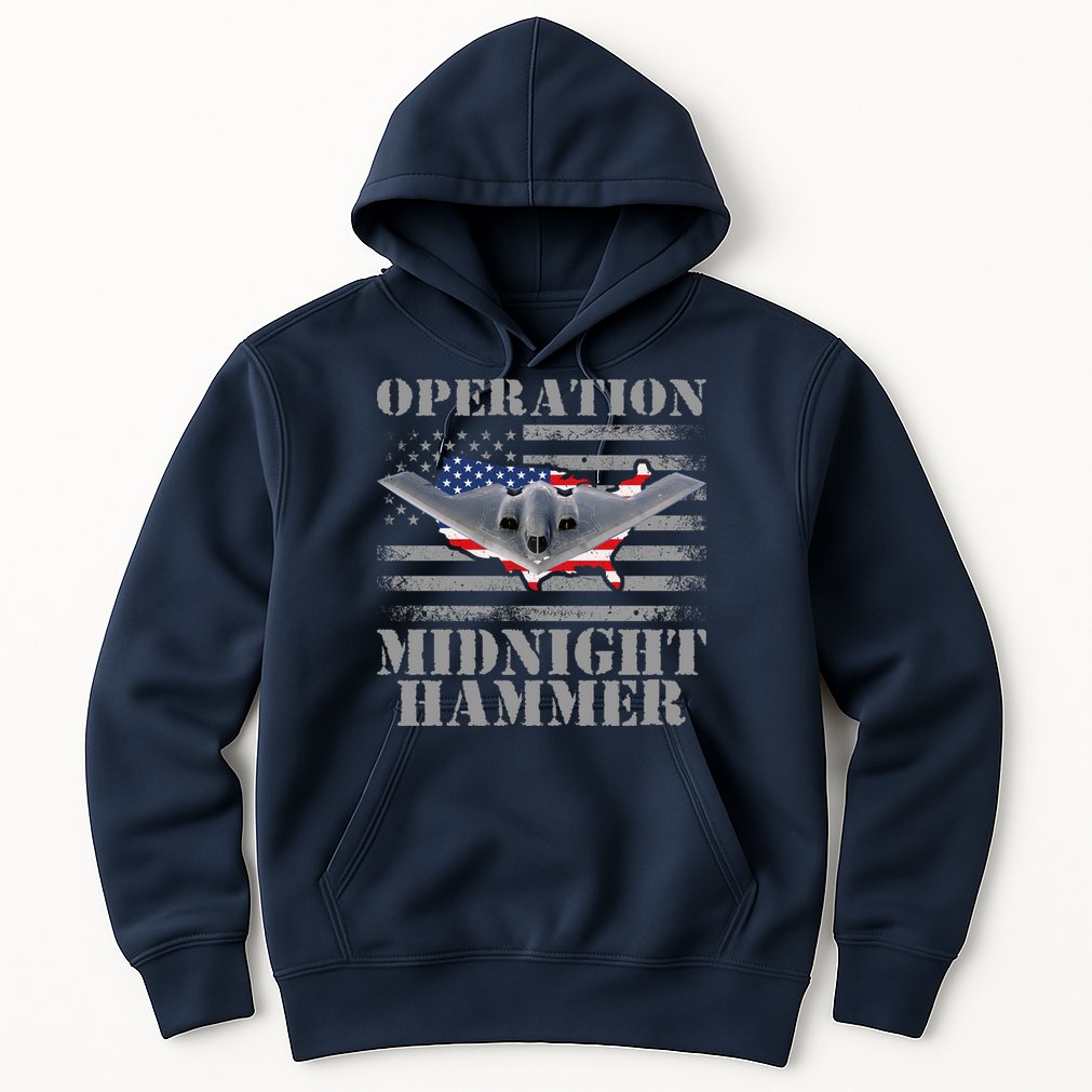 B-2 Stealth Jet Operation Midnight Hammer Hoodie
