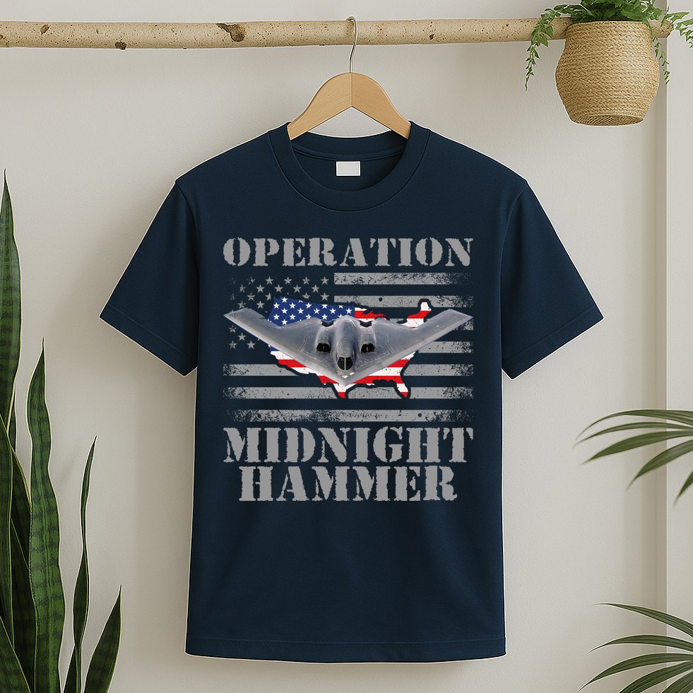 B-2 Stealth Jet Operation Midnight Hammer T-Shirt