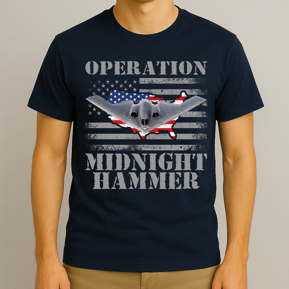B-2 Stealth Jet Operation Midnight Hammer T-Shirt
