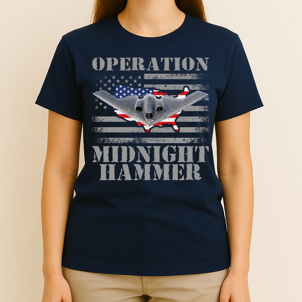 B-2 Stealth Jet Operation Midnight Hammer T-Shirt