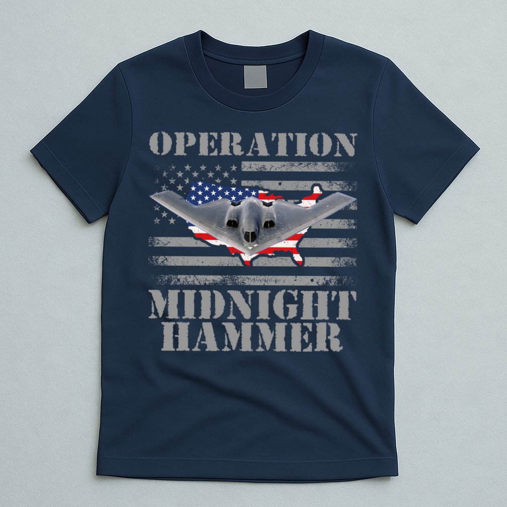 B-2 Stealth Jet Operation Midnight Hammer T-Shirt