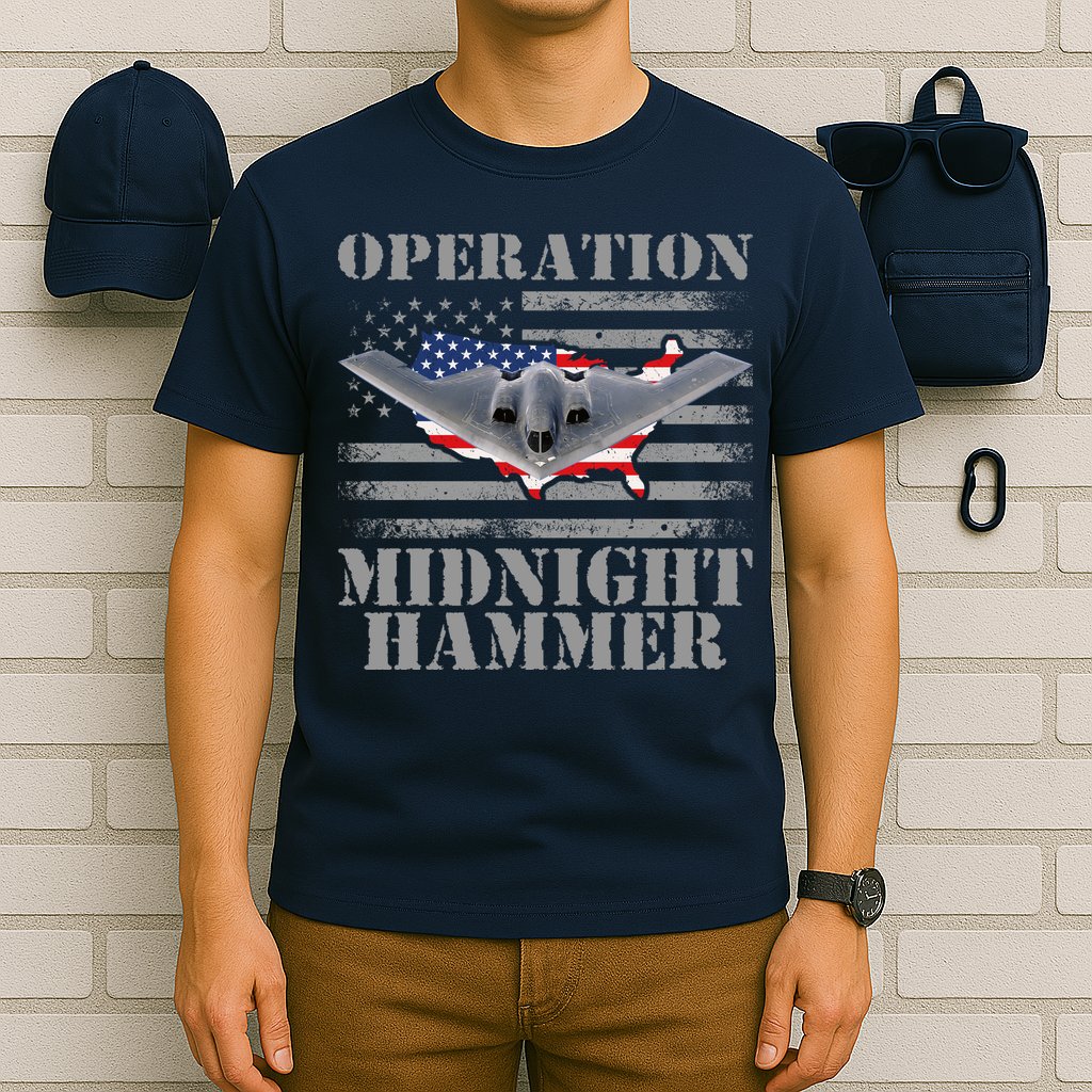 B-2 Stealth Jet Operation Midnight Hammer T-Shirt