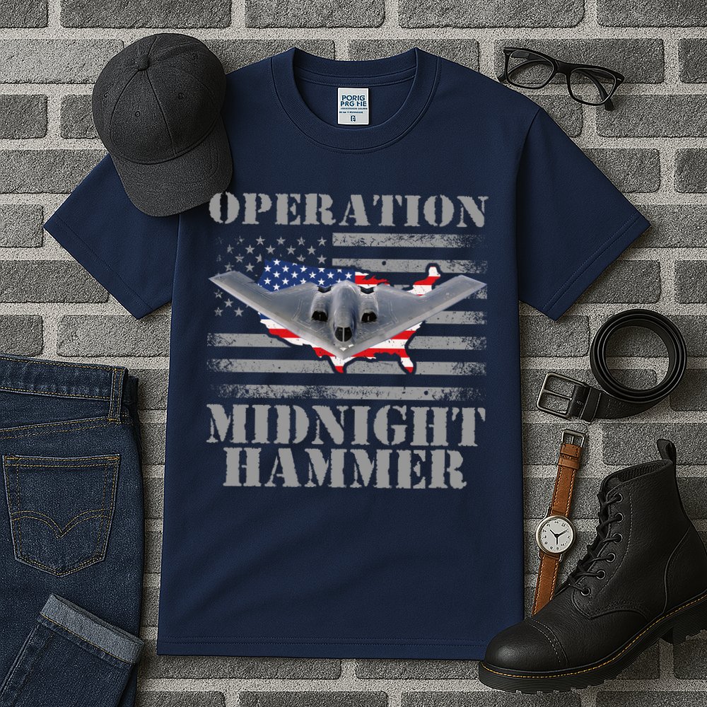 B-2 Stealth Jet Operation Midnight Hammer Tall T-Shirt