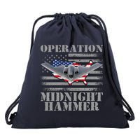 B-2 Stealth Jet Operation Midnight Hammer Drawstring Bag